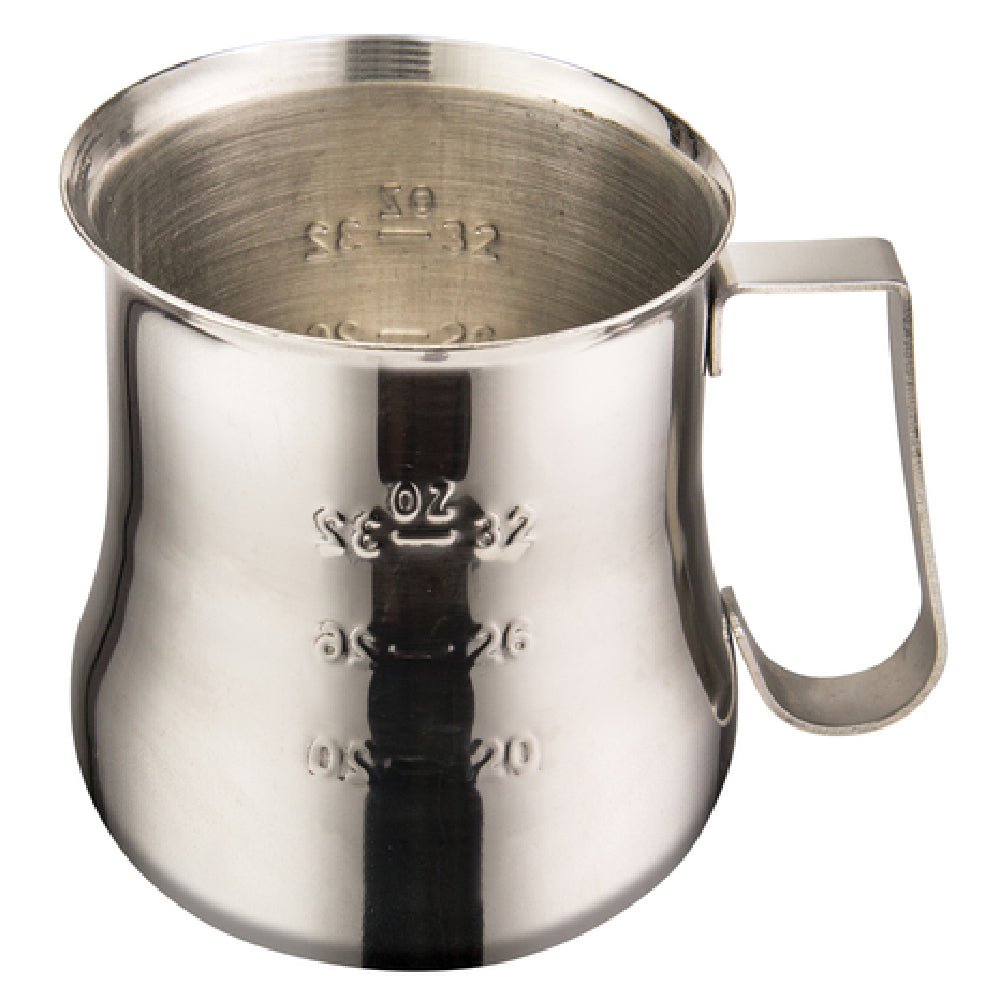 Winco WPE-40 Espresso Milk Frothing Pitcher 40 Oz. 4-3/4" Dia. X 5-1/4"H