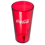 Carlisle 52203550 Carlisle Coca-Cola® Stackable™ Tumbler 20 Oz. (22.30 Oz. Flush Fill)