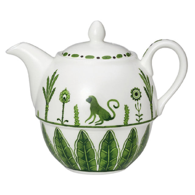 Steelite 82112AND0411B Tea For One Teapot 16.0 Oz 4.875" X 4.0" X 2.375"