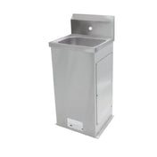 John Boos PBHS-F-1410-X Pro-Bowl Hand Sink Floor Mount 14"W X 10" Front-to-back X 5" Deep Bowl