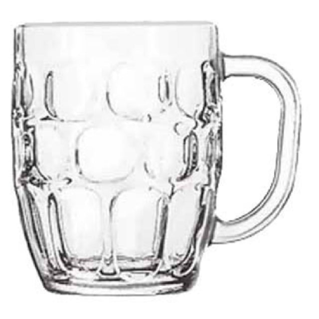 Libbey 5355 Dimple Stein Beer Mug 19-1/4 Oz. With Handle