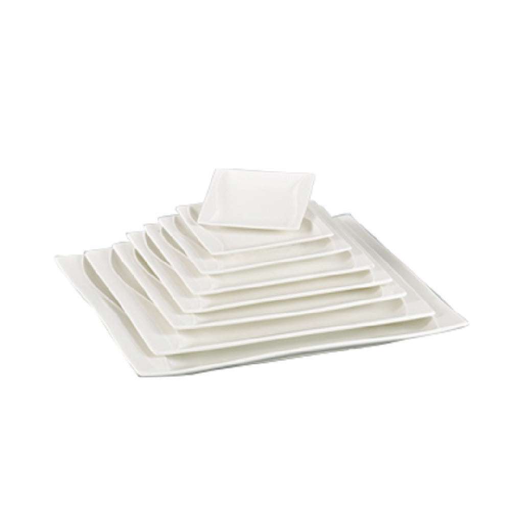 Yanco SW-108 Sea Wave Plate 8"L X 8"W Square