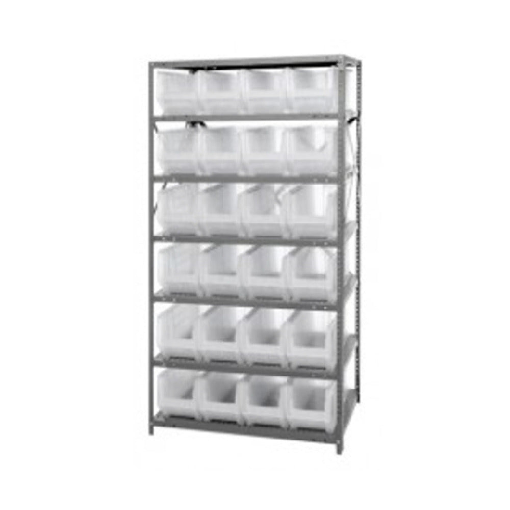 Quantum 2475-951CL Shelving Unit 24"D X 36"L X 75"H Heavy Duty