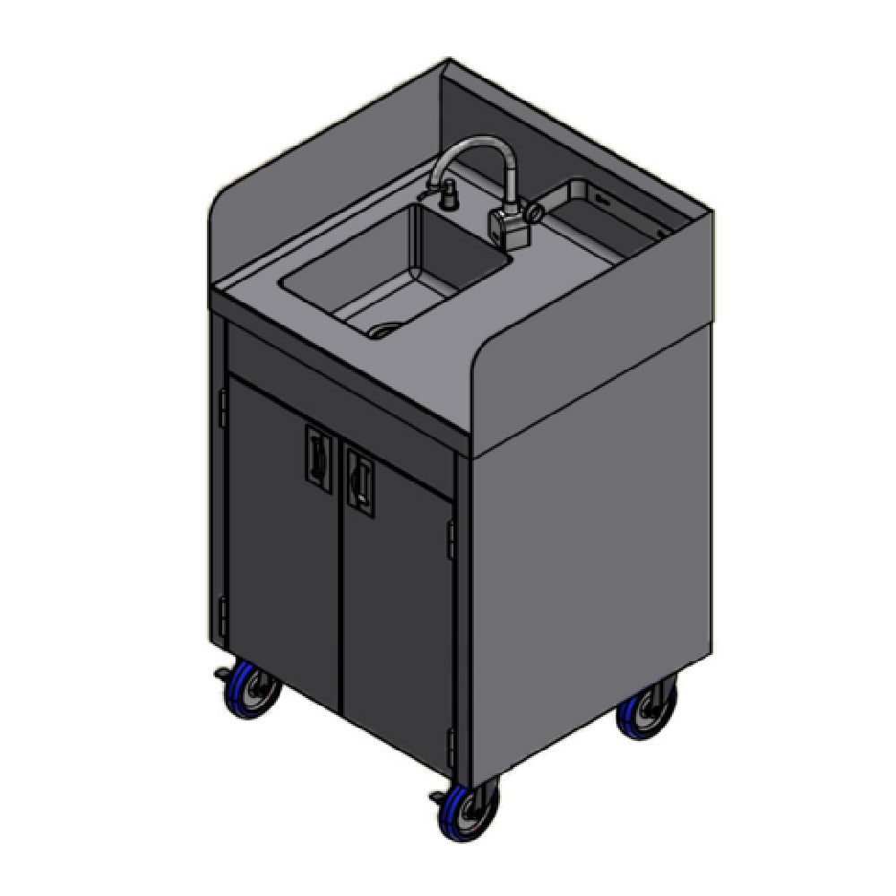 Winholt STCT-BHD2426PUMP-AEF-KT Hand Sink Mobile 1-compartment