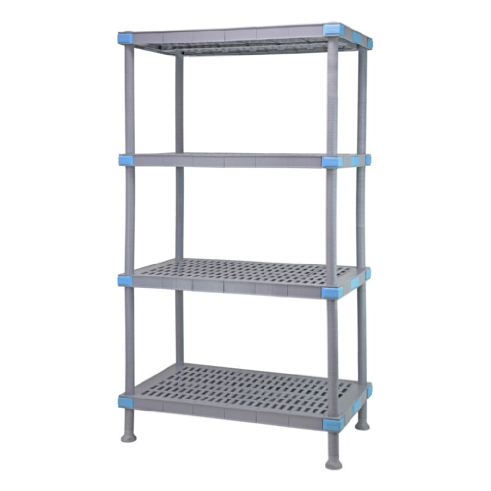 Quantum QP245462VS-4 Millenia Shelving Unit 54"W X 24"D X 62"H 2000 Lbs. Load Capacity