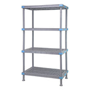 Quantum QP245462VS-4 Millenia Shelving Unit 54"W X 24"D X 62"H 2000 Lbs. Load Capacity