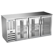 Beverage Air BBN72HC-F-GS-PT-S - Refrigerated Pass-Thru Back Bar Food Rated Refrigerator