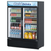 Turbo Air TGM-50RS(B)-N Refrigerated Merchandiser Two-section 45.97 Cu. Ft.