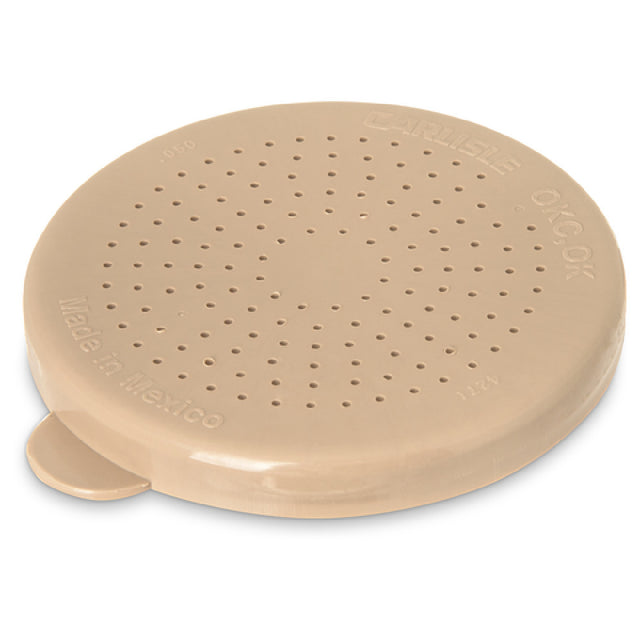 Carlisle 427106 Carlisle Salt & Pepper Lid Polyethylene Beige