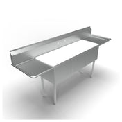 BK Resources PSC-3-1014 Sink Cover For 3-compartment Sink With 10" X 14" Bowls