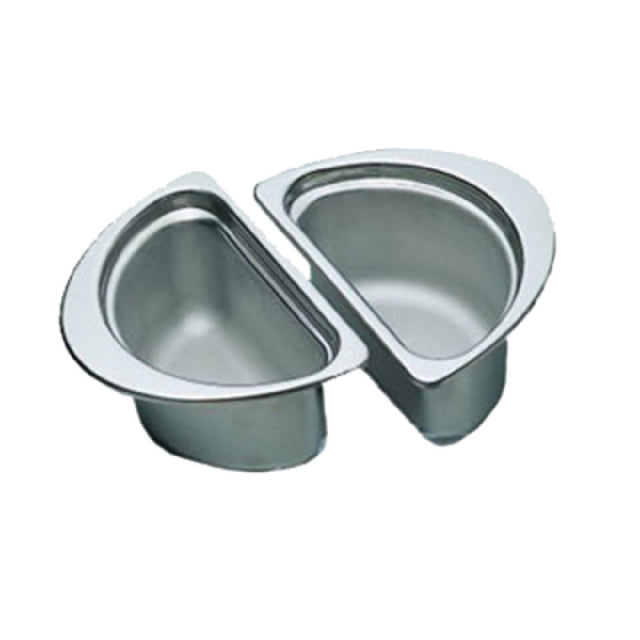 Bon Chef 5202 Food Pan 1/2 Oval 1-3/4 Qt. (56 Oz.) Capacity