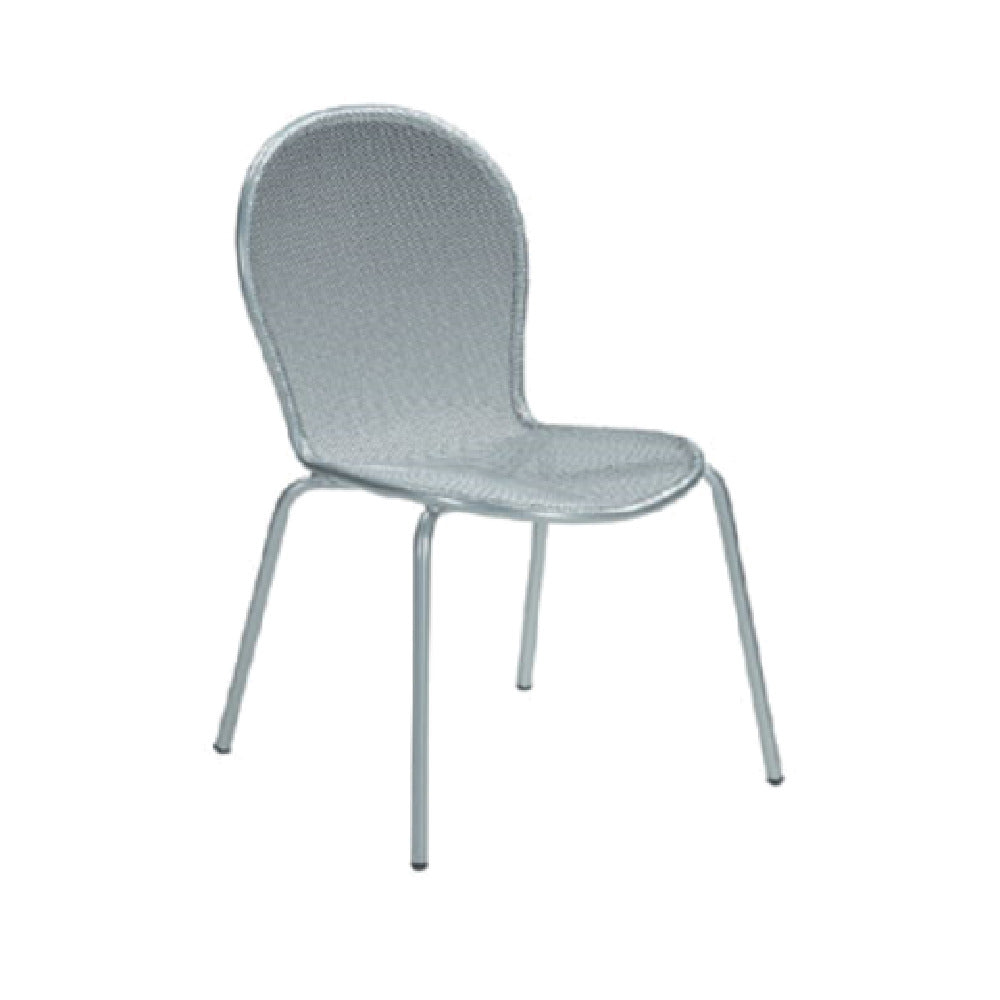 Emuamericas, Llc E111-73 - Ronda Stacking Side Chair, Outdoor/indoor, Steel Mesh Back And Seat