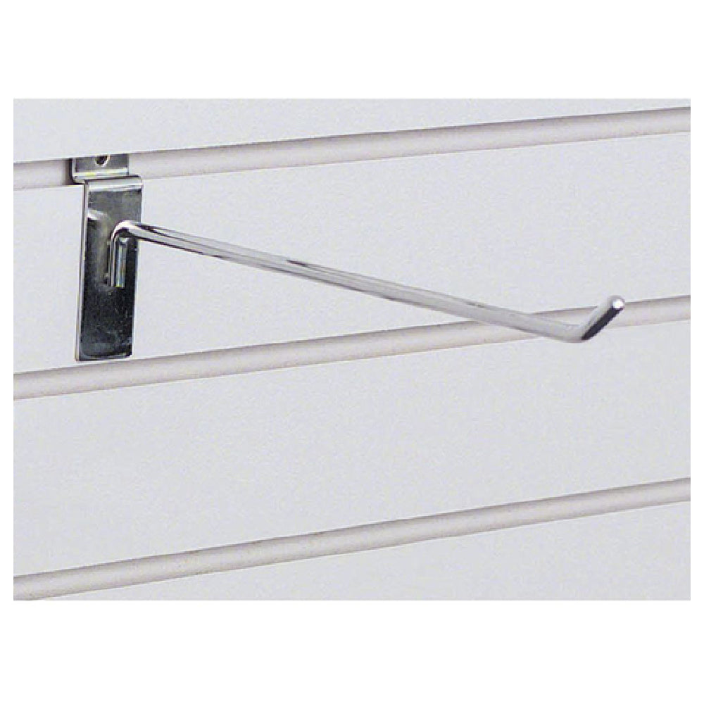 Hubert 58220 - Slatwall Hook, 1/4" Dia. X 10"L, Steel
