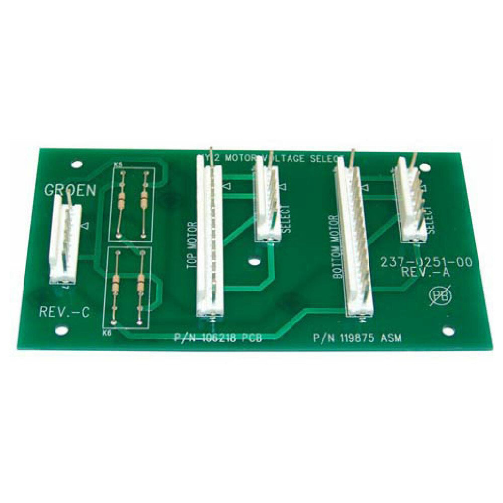 Groen 119875 Board Control Voltage
