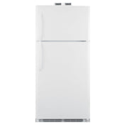 Summit BKRF18W Break Room Refrigerator-Freezer 29.63"W X 30"D X 67.25"H 18 Cu. Ft. Capacity