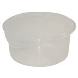 Rubbermaid FG572024CLR Storage Container 2 Quart 8-1/2" Dia. X 4"H