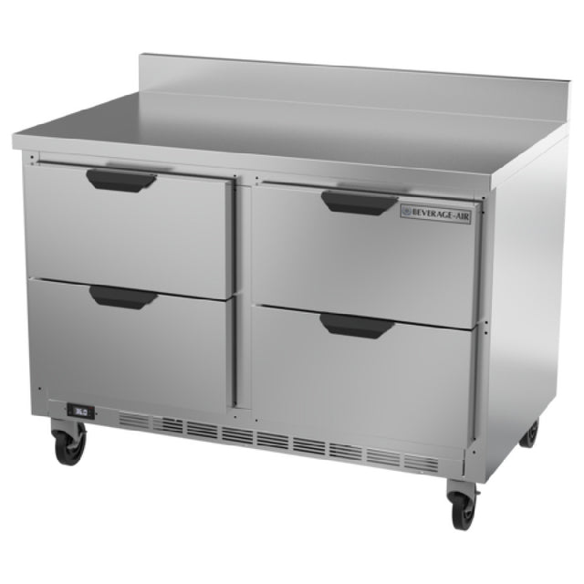 Beverage Air WTRD48AHC-4-FIP Worktop Refrigerator Two-section 35-1/2" Working Height