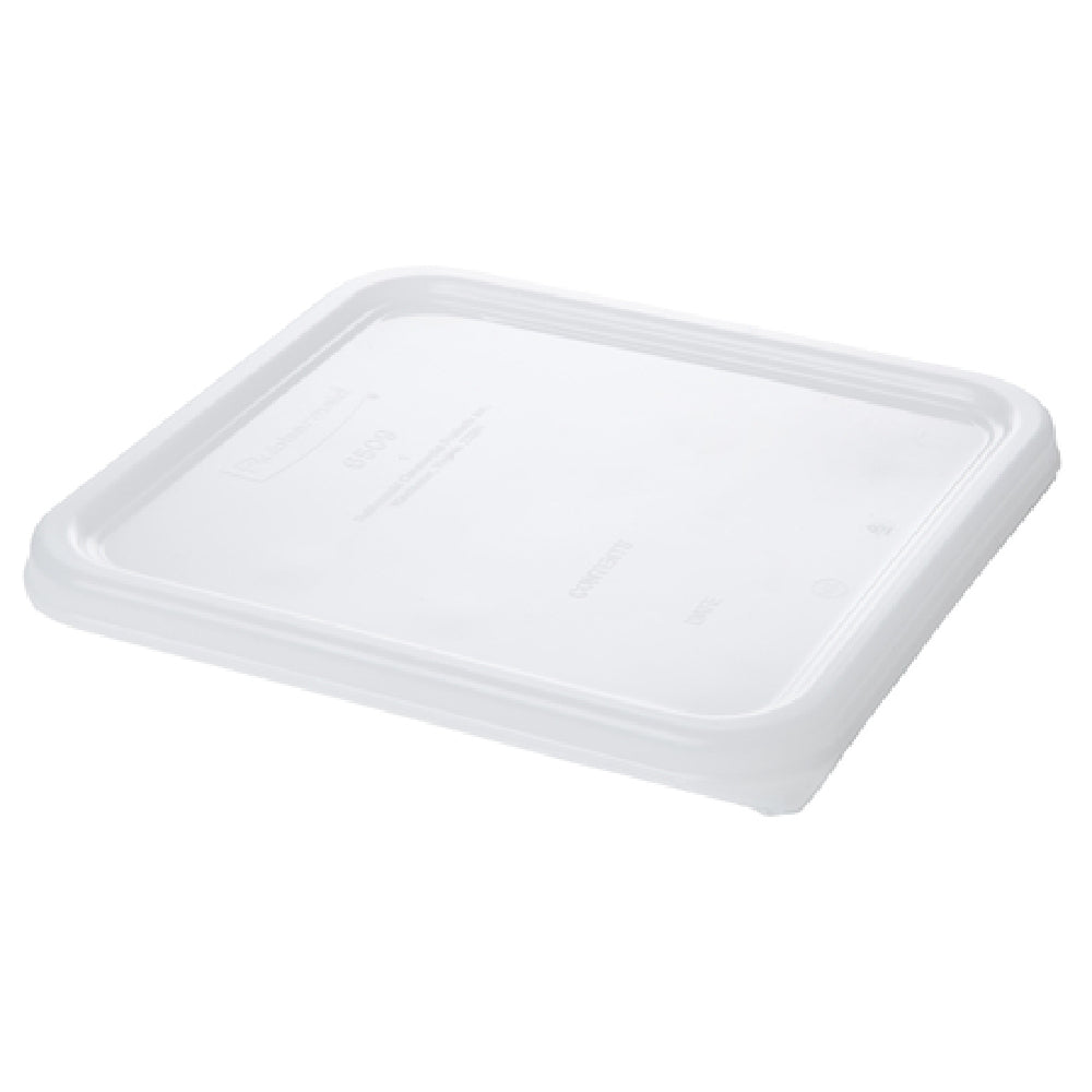 Rubbermaid FG650900WHT Lid 246 & 8 Quarts Square