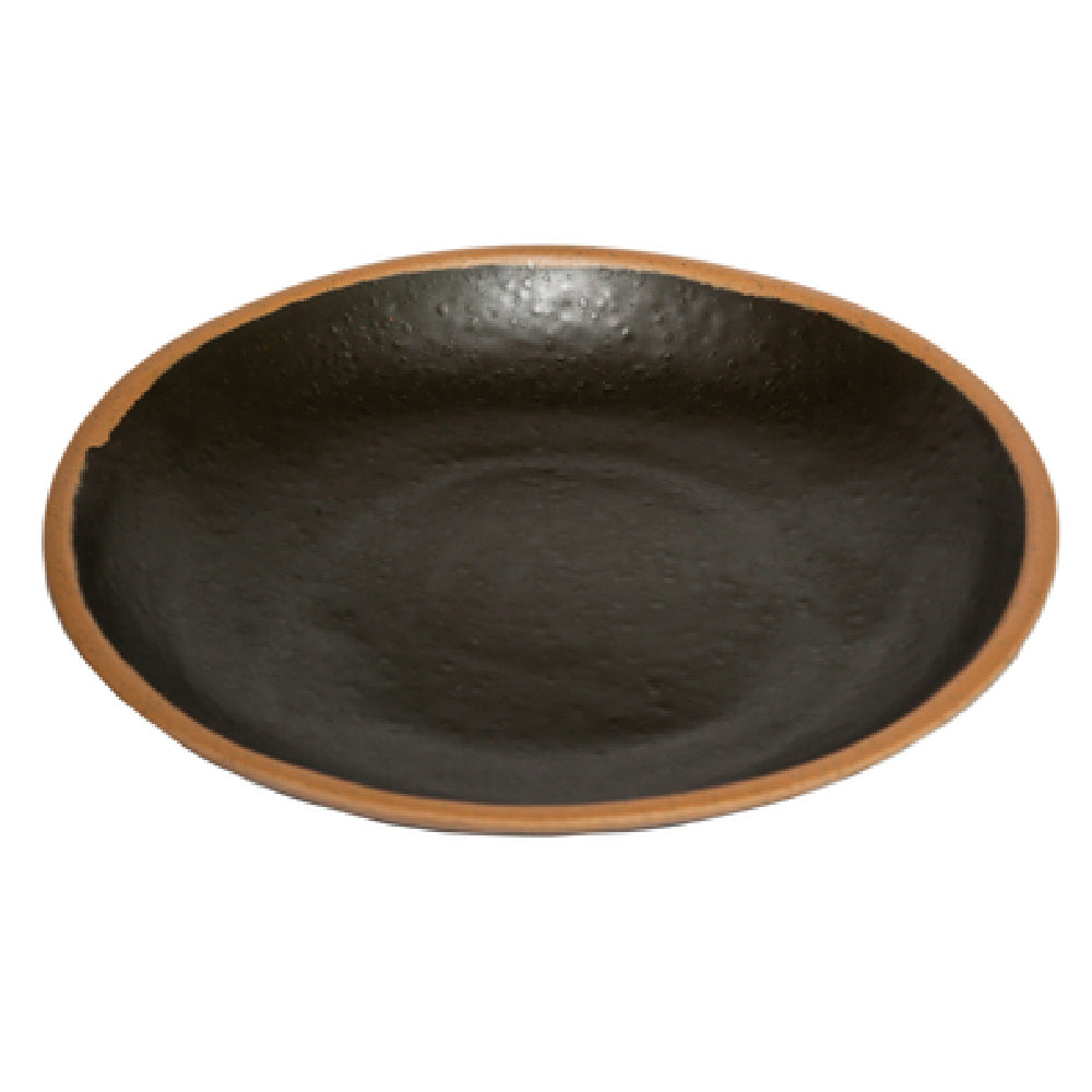 GET Enterprises P-83-BR Pottery Market™ Plate 8-3/10" Dia. Small