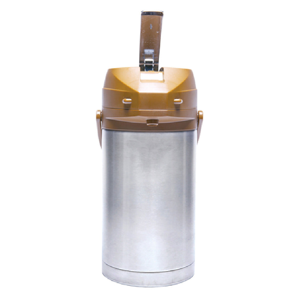 Service Ideas CTAL30BR Airpot 3 Liter (101.4 Oz.) 6-3/4" X 8-3/4" X 13-1/4" Retention: 4-6 Hours