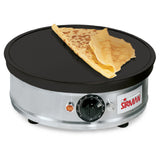 Sirman 34A9201008KR CREPIERA Crepe Maker Electric 13-3/4" Dia. Chromium-coated Cast Iron Cooking Surface