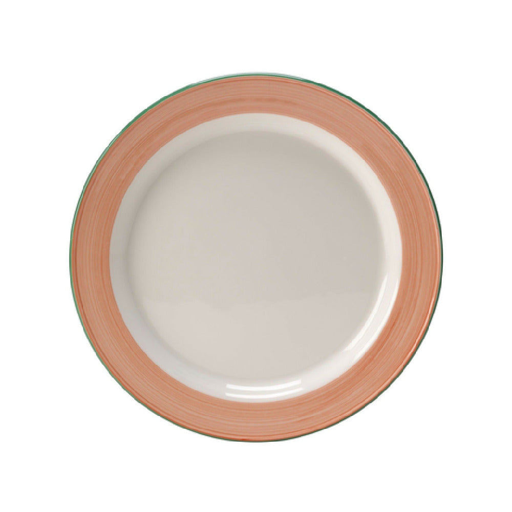 Steelite 15320211 Slimline Plate 9" Dia. Round Alumina Vitrified