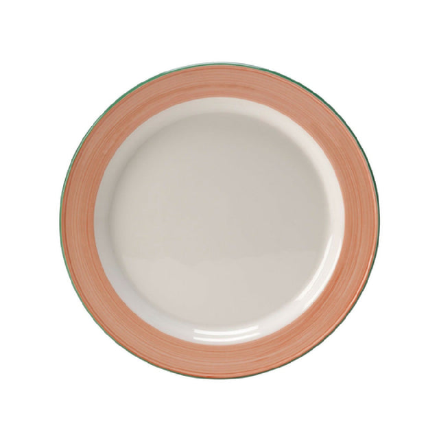 Steelite 15320211 Slimline Plate 9" Dia. Round Alumina Vitrified