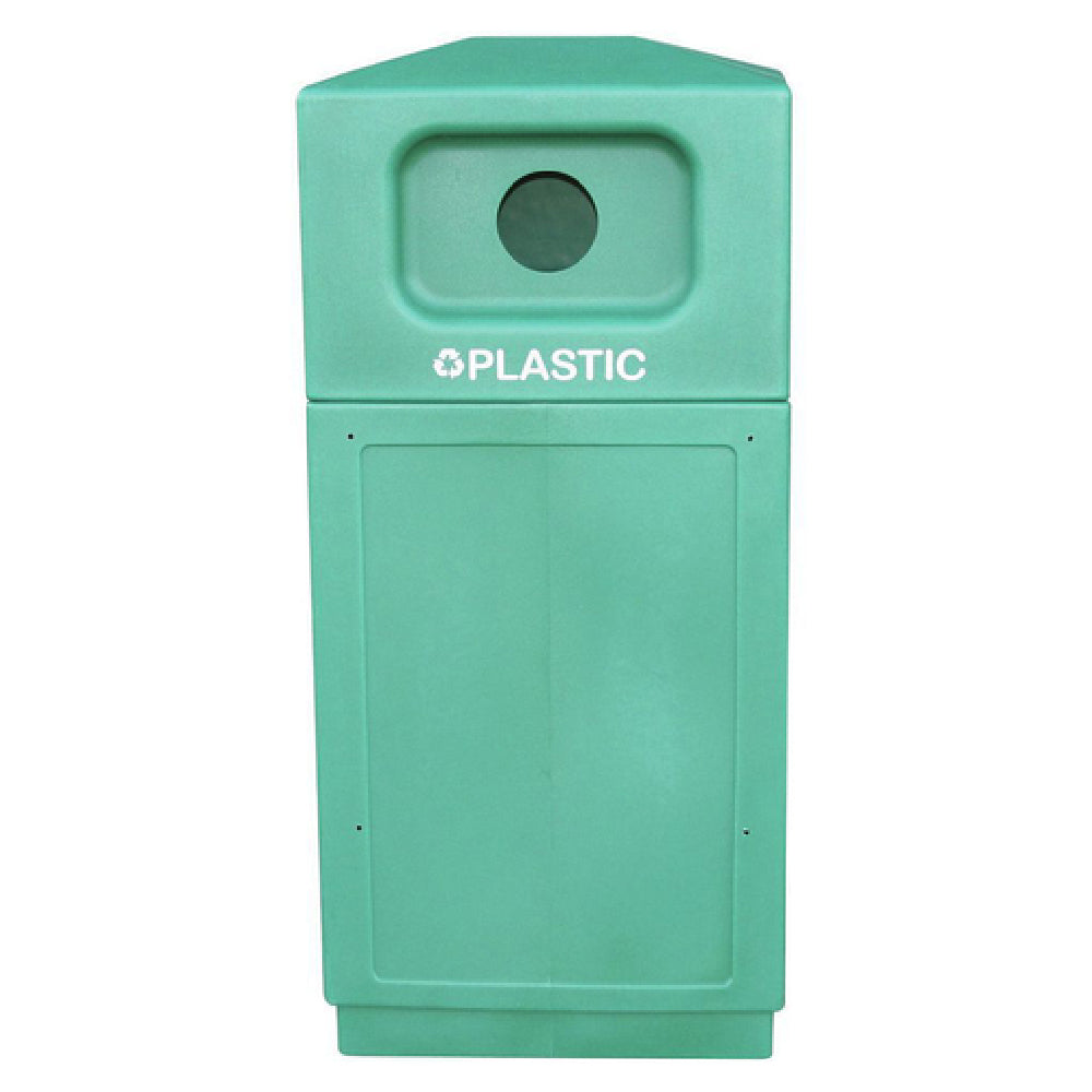 Hubert 38229 - Recycle Bin, "Plastic", 39 Gallon