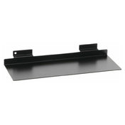 Hubert 78042 - Slatwall Shoe Shelf, 11"W X 4"D, 1.88mm Thick Metal