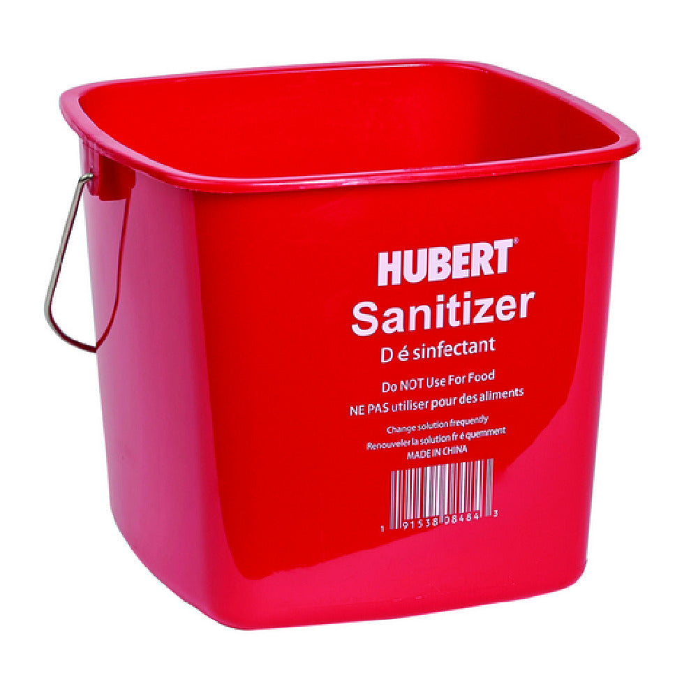 Hubert 27406 - Hubert® Sanitization Bucket, 6 Qt., Polyethylene