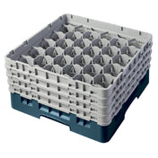 Cambro 30S800414 Camrack® Glass Rack With (4) Soft Gray Extenders Full Size