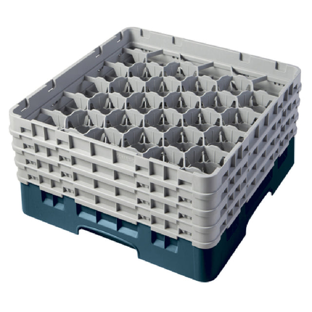 Cambro 30S800414 Camrack® Glass Rack With (4) Soft Gray Extenders Full Size