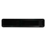 Hubert 57760 - HUBERT® Black Acrylic Food Pan - 30"L X 6"W X 1"D
