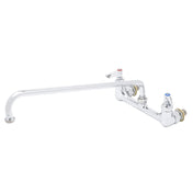 T&S Brass B-0230-CC-CR Pantry Mixing Faucet Double Wall Mount