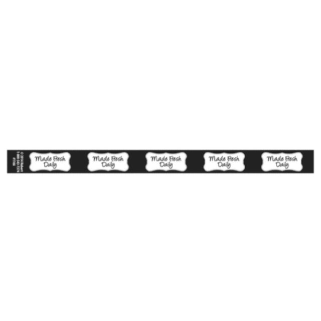 Hubert 93391 - Band-It Food Label, "Made Fresh Daily", 13-3/4" X 1"