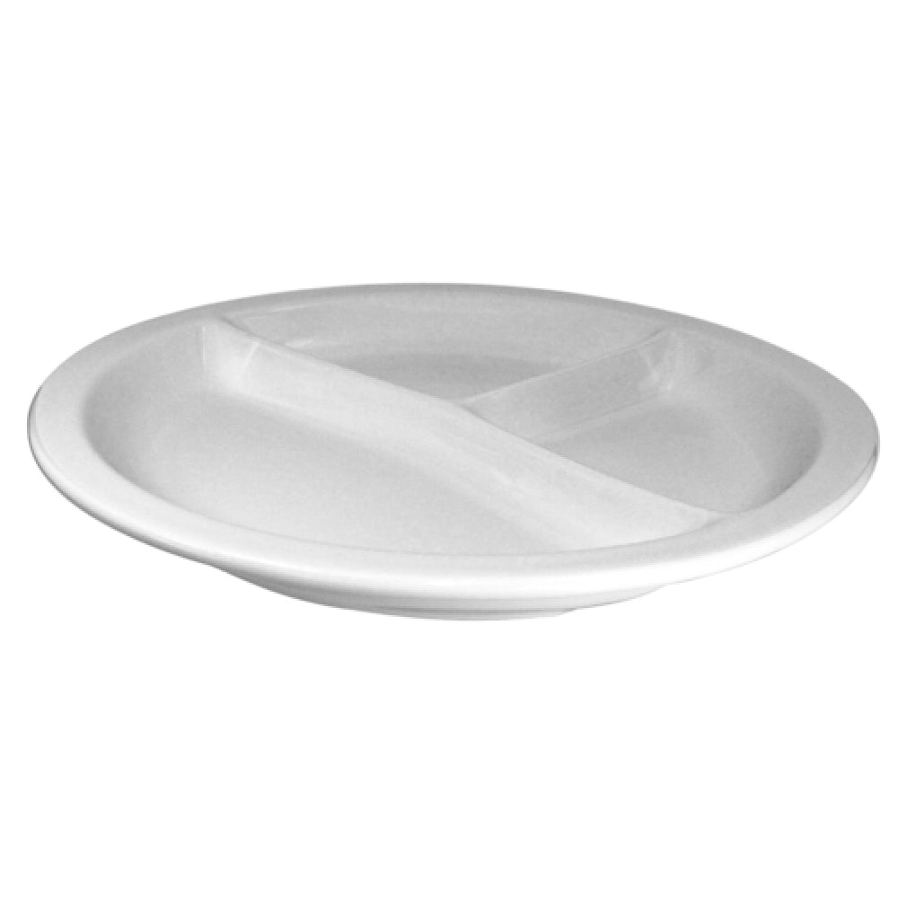 International Tableware DIV-9 Dinner Plate 9" Dia. 3-compartments