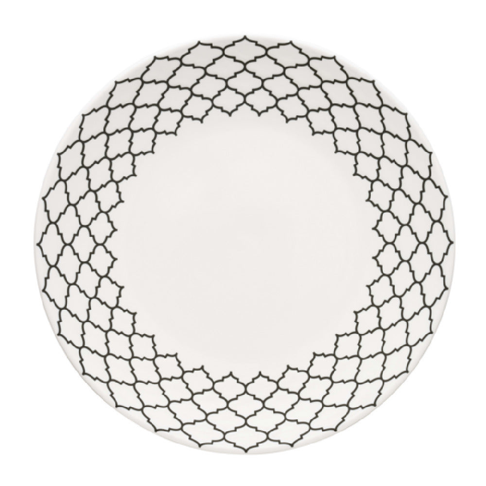 Libbey 109999 Plate 11-1/8" Dia. White Combo