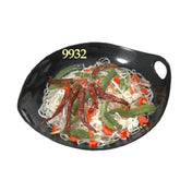 Bon Chef 9932DUSTYR Chopstick Plate 12-3/8" X 13-3/4" Sandstone