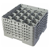 Cambro 20S958151 Camrack® Glass Rack With (5) Soft Gray Extenders Full Size