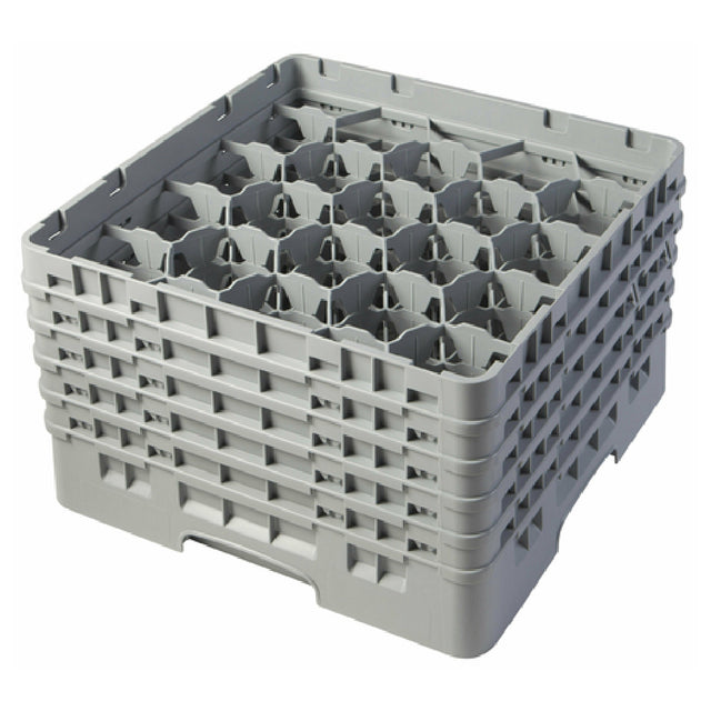 Cambro 20S958151 Camrack® Glass Rack With (5) Soft Gray Extenders Full Size