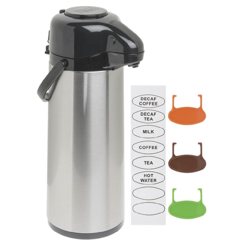 Hubert 44589 - Airpot, 2-1/2 Liter, 6" Dia. X 17"H