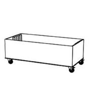 BauscherHepp VE-99106 Venta® Trolley For 1x Stage_80 Wood (set Of 4 Tables)
