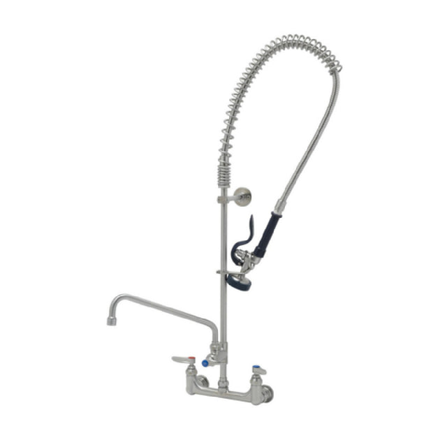 T&S Brass S-0133-A14-B Mixing Faucet 8” Wall Mount With Body Add-on Faucet