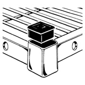 SPG COLPL - Amco Collar Plug, To Cap Wire Shelf Collars If Desired When Using Wall Brackets Or Add On Clips