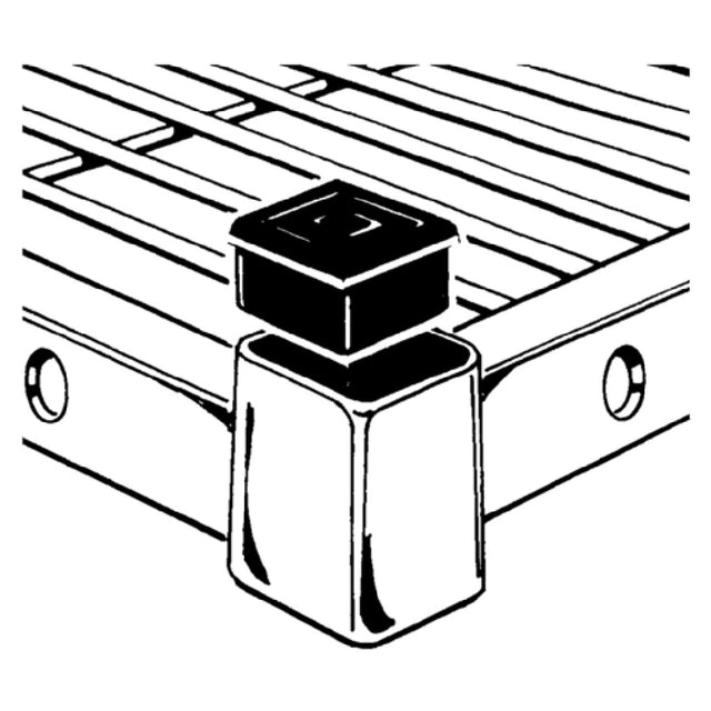 SPG COLPL - Amco Collar Plug, To Cap Wire Shelf Collars If Desired When Using Wall Brackets Or Add On Clips