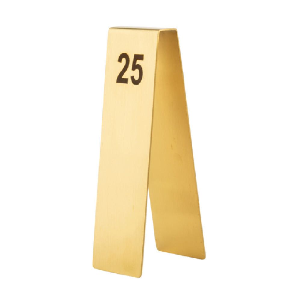 TableCraft Products 12794 - Number Tents, 2" X 2.75" X 6.75", 1-25