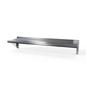 NBR Equipment WS-1260 Shelf Wall-mounted 60"W X 12"D X 9-1/2"H Overall Size