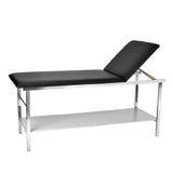 Alpine Industries ADI996-02-BLK Medical Exam Table Adjustable Height Power Coated Steel Frame