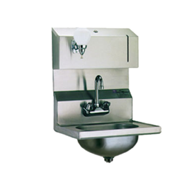 Eagle HSA-10-FDP-1X Hand Sink Wall Mount 13-1/2" Wide X 9-3/4" Front-to-back X 6-3/4" Deep Bowl