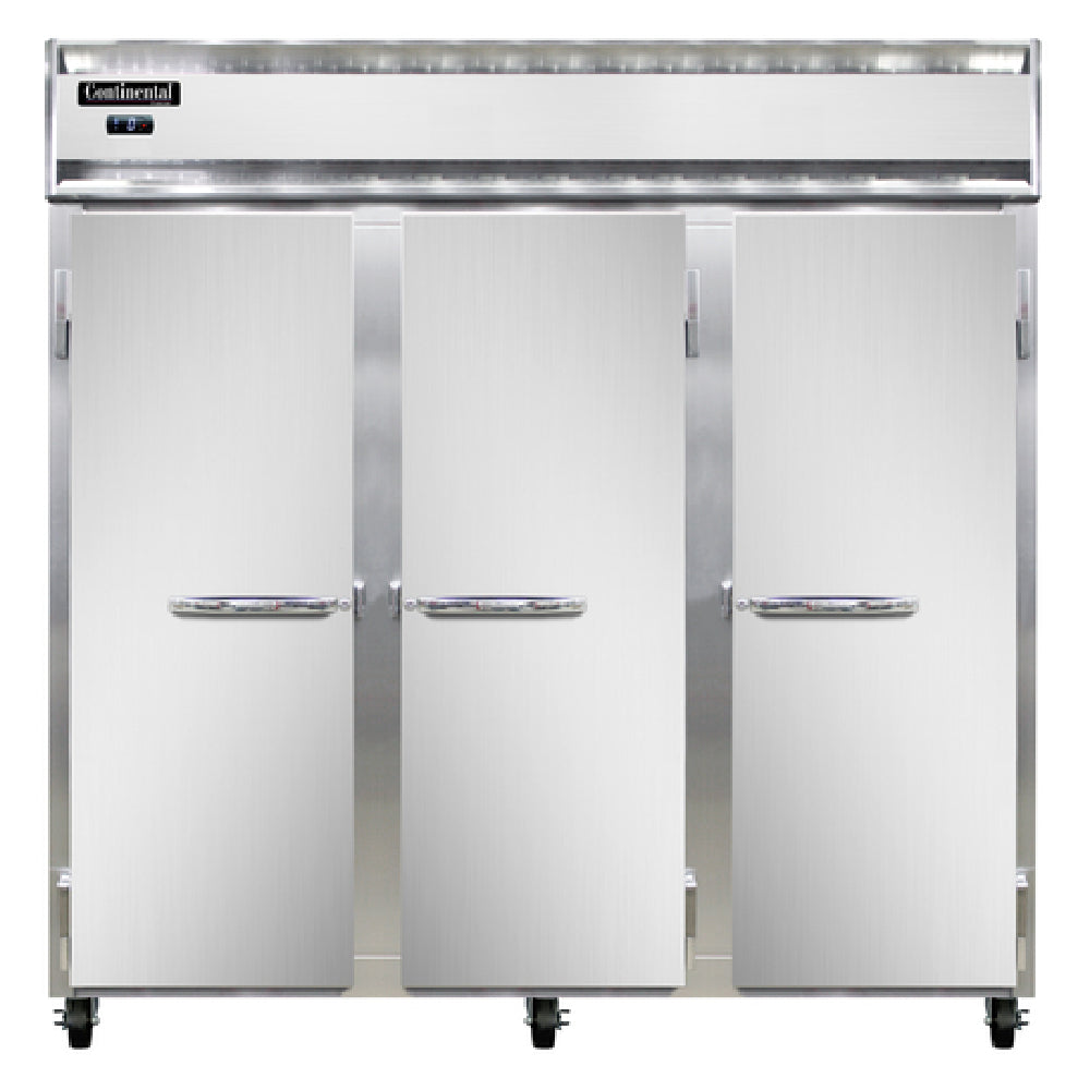 Continental Refrigerator 3FN Freezer Reach-in Three-section